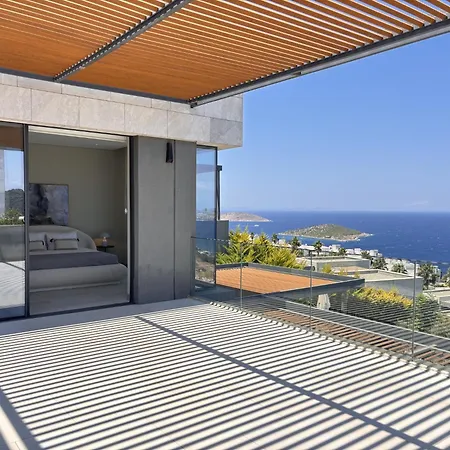 Yalikavak With Pool Garden Sea View